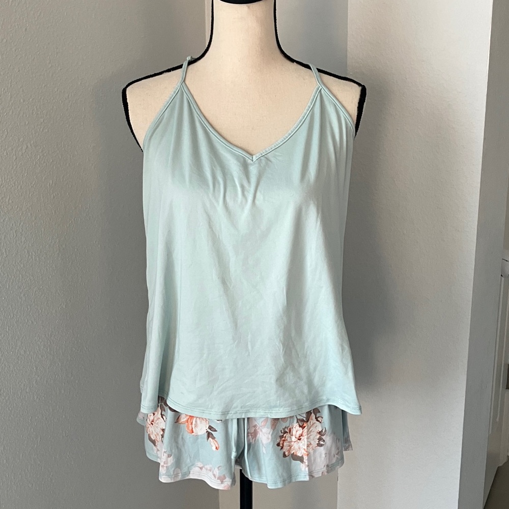 LÍNEA DONATELLA Women Two Piece Pijama Set Tank And Shorts | L